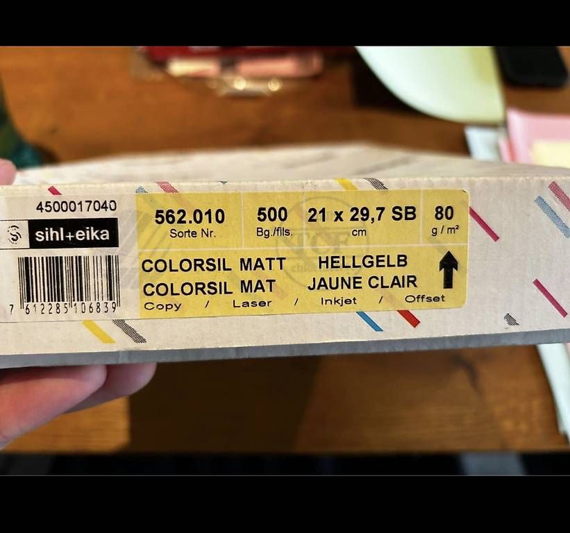 Alle Briefmarken: Lot de feuilles A4 couleurs et blanches – Gebraucht aus Lentigny von EcuProd1 3