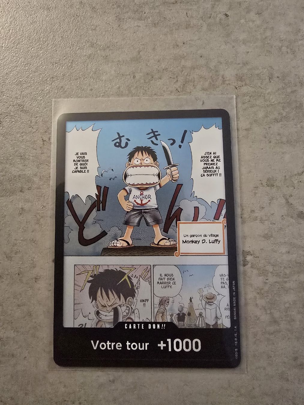 Bandai Carte collezionabili: Carte One Piece - Monkey D. Luffy DON!! – Nuovo (secondo la descrizione) da Bercher venduto da N3cros