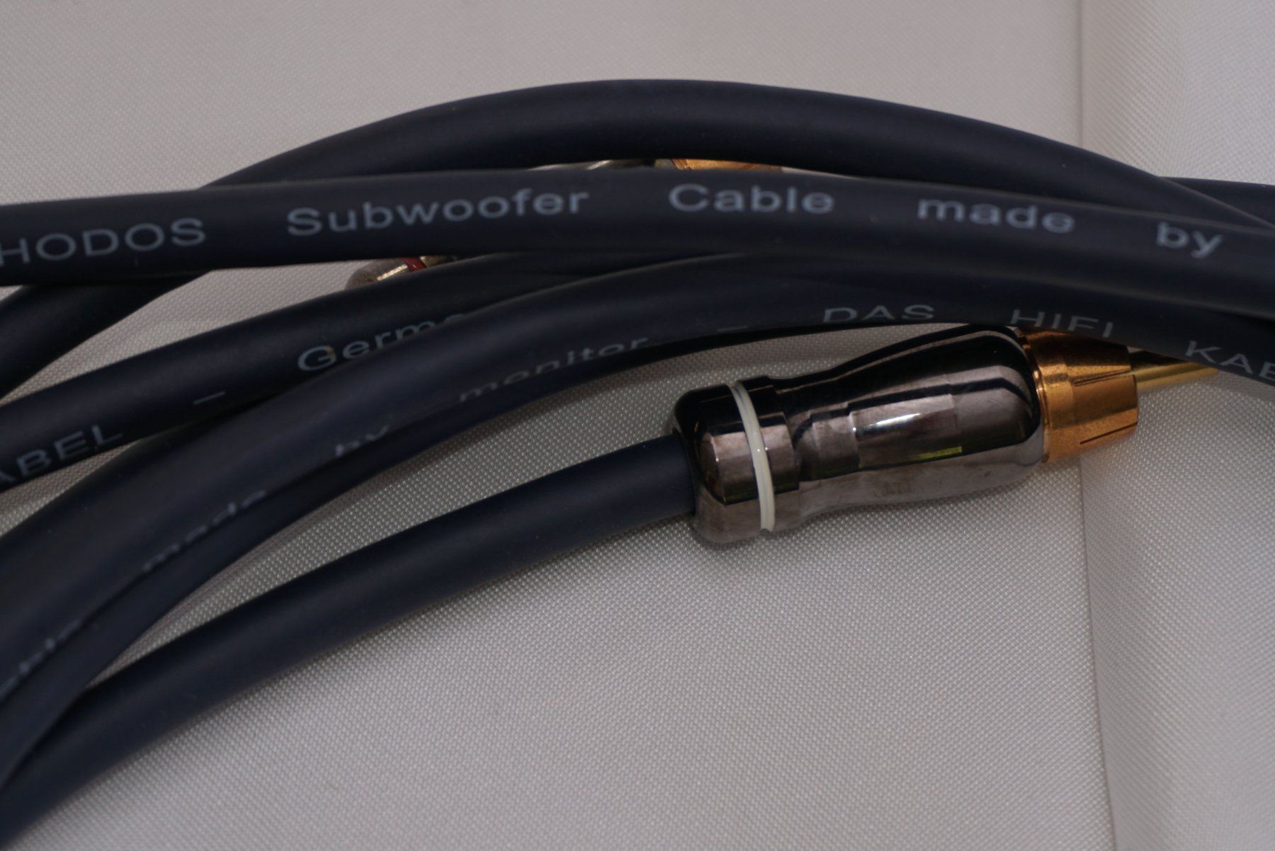 Kabel: Kabel, Hifi-Kabel, Rhodos Subwoofer Cable, 3 Meter – Gebraucht aus St. Gallen von Acer0110