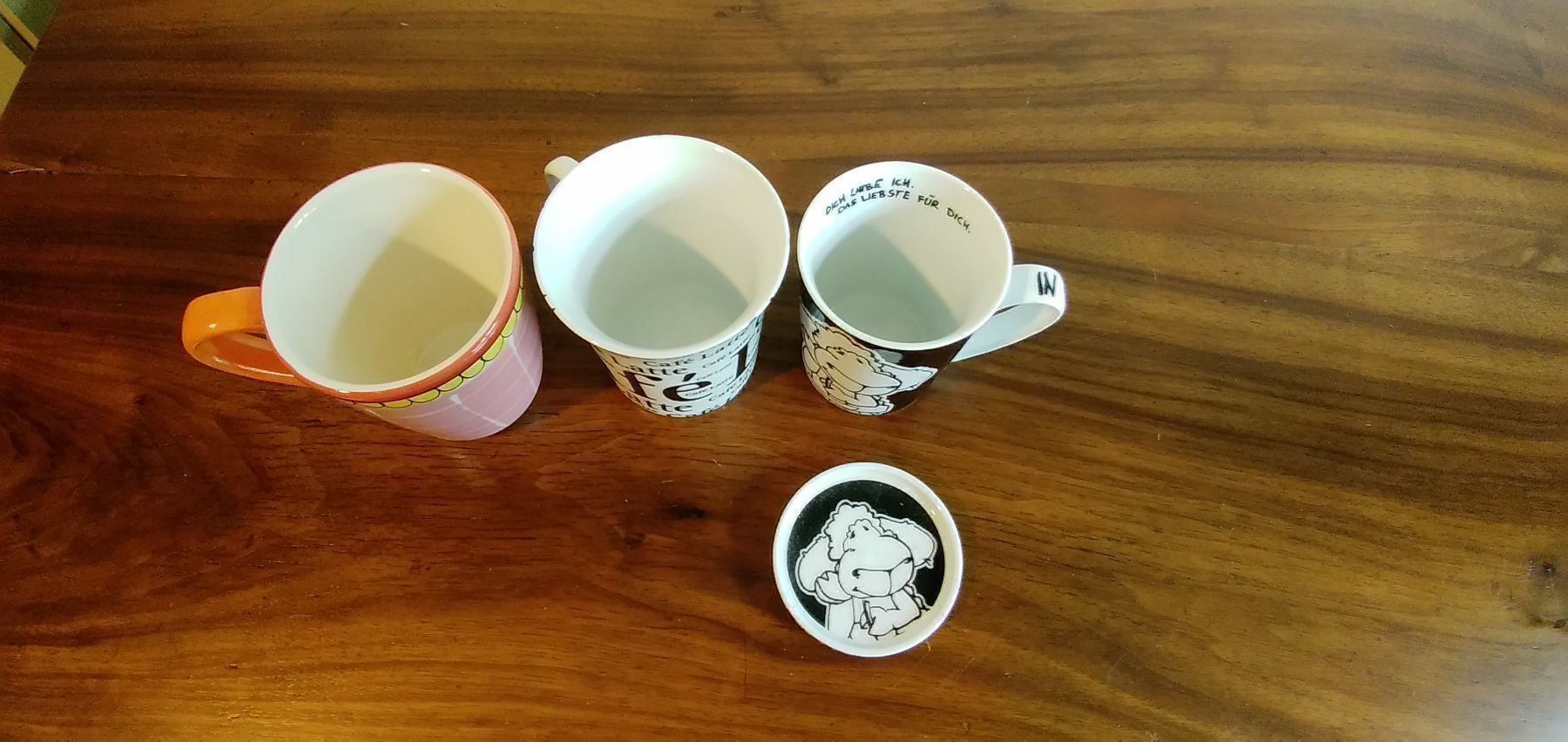 Globus Tassen: 3 Porzellan Mug / Becher – Neu (gemäss Beschreibung) aus Zuerich von lichti 1