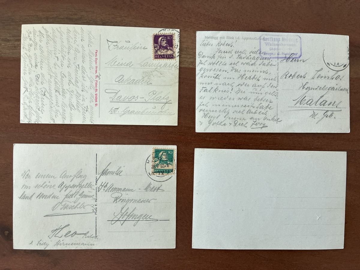 Cartoline postali: 10 Ansichtskarten Schweiz Panorama Appenzell diverse Y – Usato da Oftringen venduto da Cla.vD.74 5