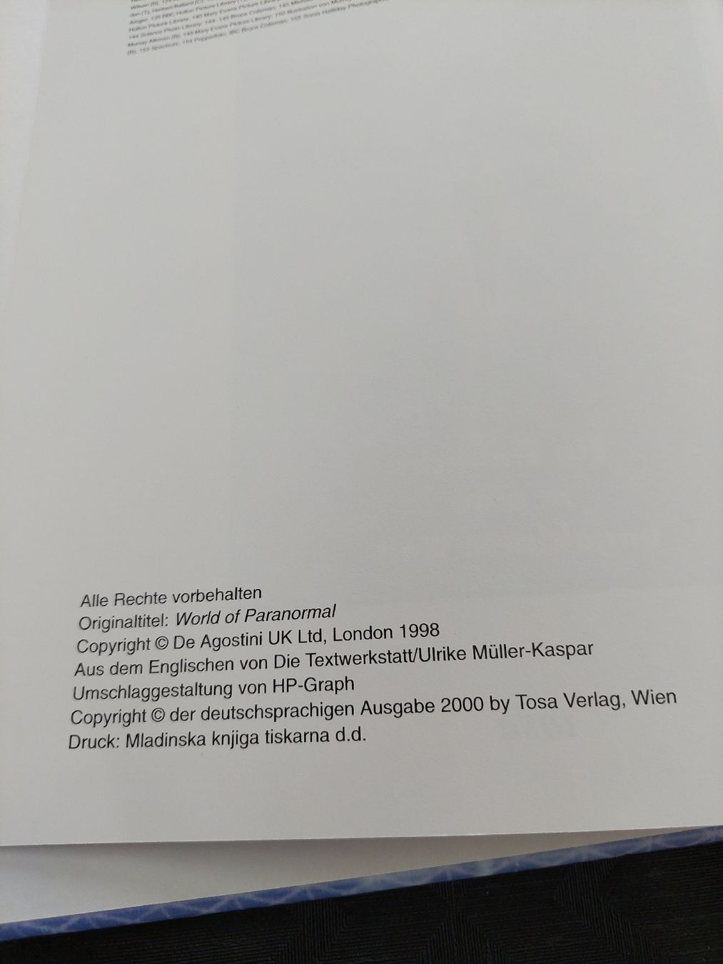 Libri: Das Übernatürliche  – Usato da Zetzwil venduto da lanst08 2