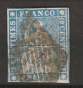 Tous les timbres: CH023 - Strubel no 23 obl. (type non défini) – D'occasion à Trélex par Phil_Albert
