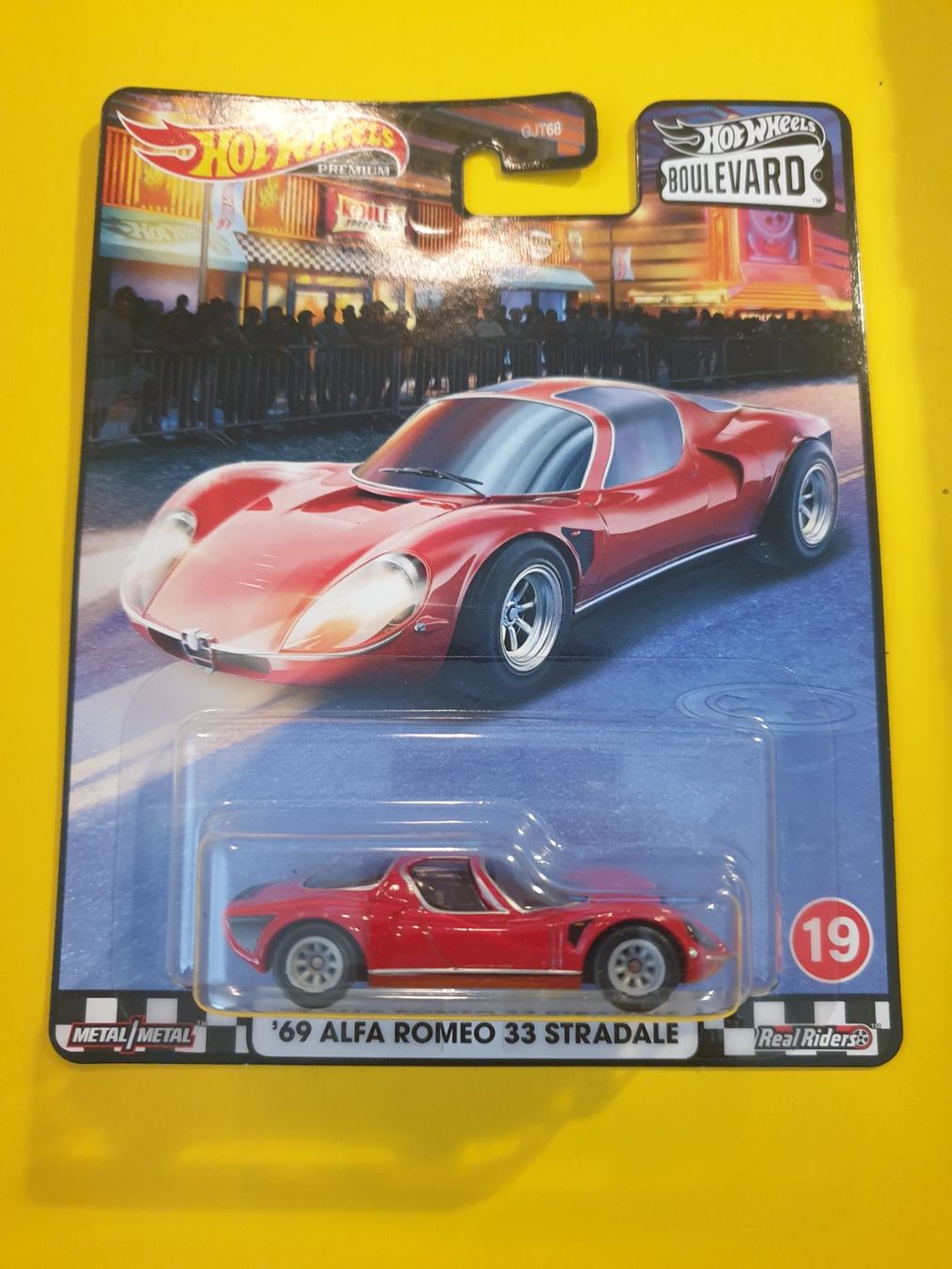 Hot Wheels Modellini d'auto: Hot Wheels '69 ALFA ROMEO 33 STRADALE – Nuovo e nell'imballaggio originale da Oftringen venduto da Rotor 1