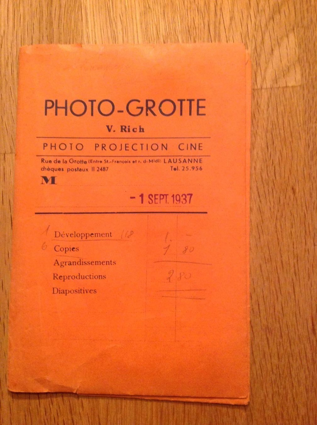 Alben: Pochette pour les photos année ´30 – Gebraucht aus Villars-sur-Glâne von Graca03 4
