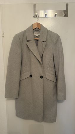 Damen Mantel grau Grösse 34 