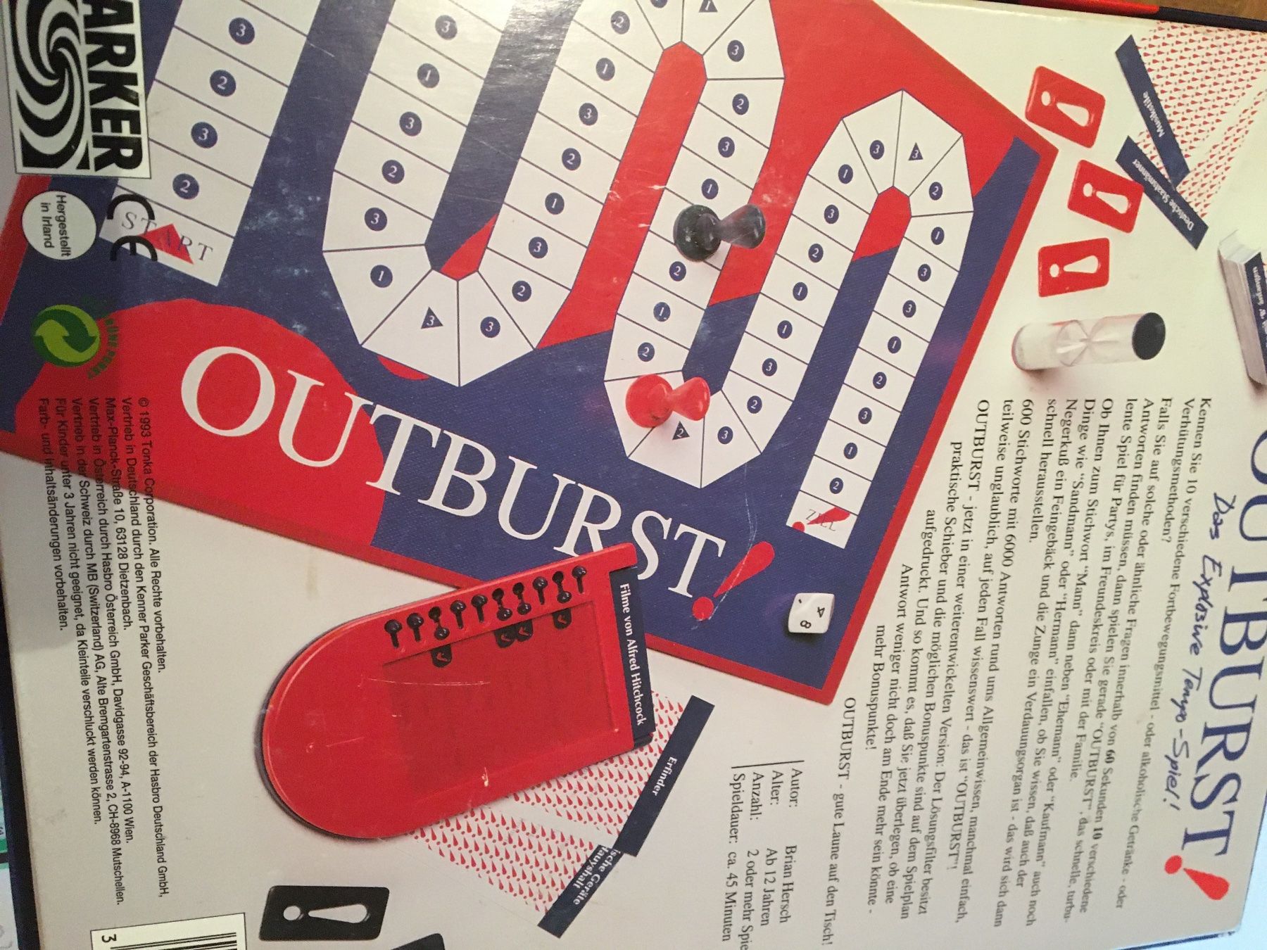 Parker Spiele: Gesellschaft Spiel / Outburst – Gebraucht aus Arth von Vrecam51 1