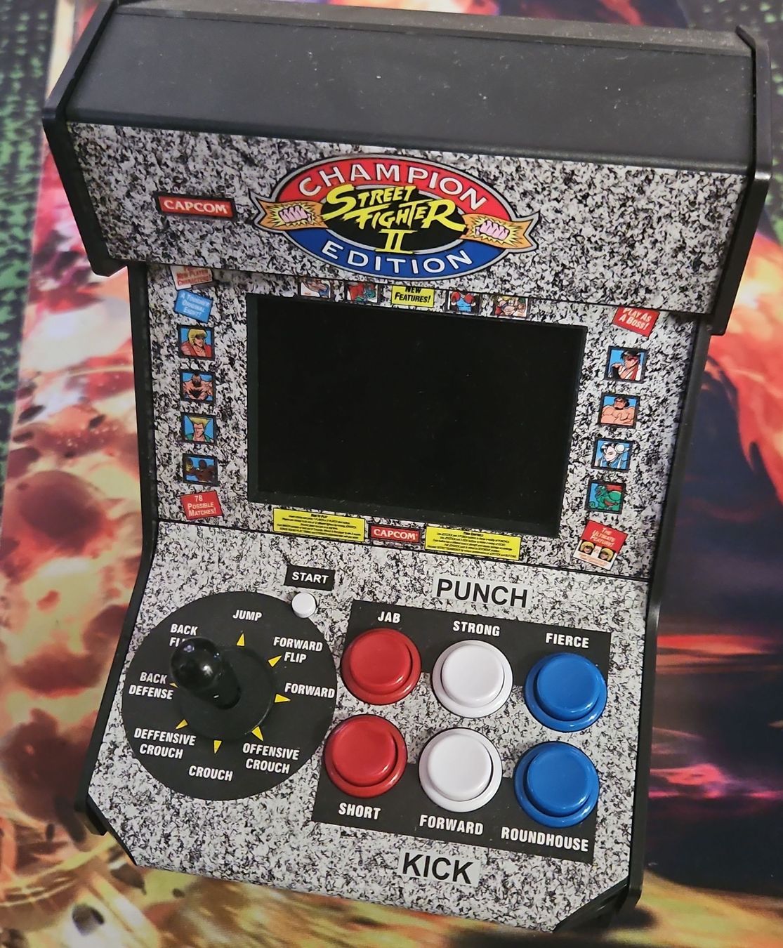 Console: Street Fighter II Champion Edition Mini Arcade - Retro – Nuovo (secondo la descrizione) da Liestal venduto da CrystalCardToyShop