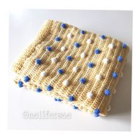 Babydecke Gehäkelt  – 95 × 75 cm