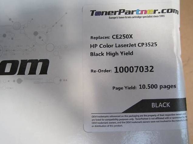 Druckerpatronen & Toner: Cartouche HP Laserjet CE250X Black 'NEUVE' – Gebraucht aus Grolley von Qayer 1