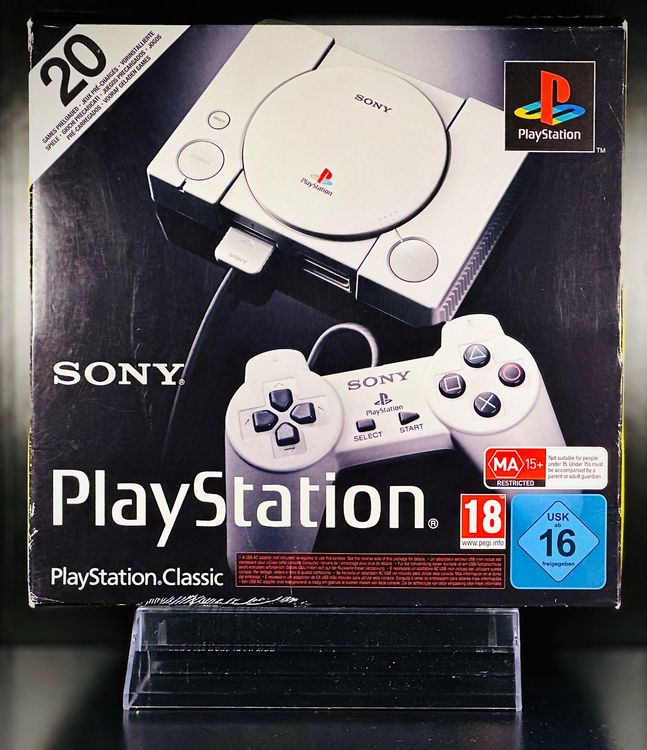Sony Playstation Classic Mini Konsole OVP & 20 PS1 Spiele | Kaufen auf ...