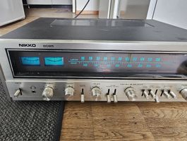 Nikko 8085 Receiver silber Stereo UKW MW gebraucht