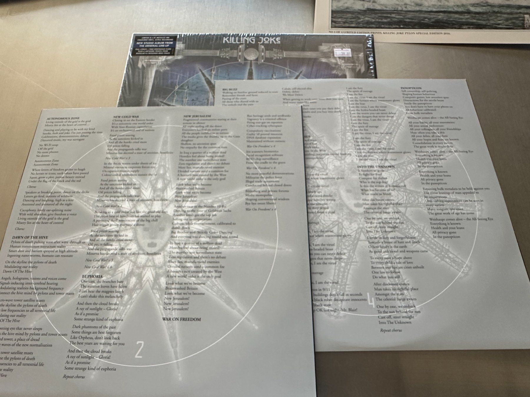 Vinyles: KILLING JOKE 2LPS PYLON - ÉDITION LIMITÉE – Neuf (Voir description) à Sion par jaipur1401 6