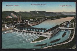 Augst, Rheinkraftwerke und Wyhlen-Baden