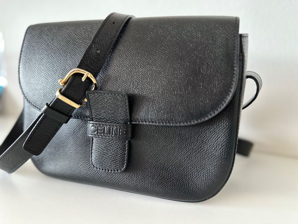 "CELINE" vintage black crossbody bag Kaufen auf Ricardo