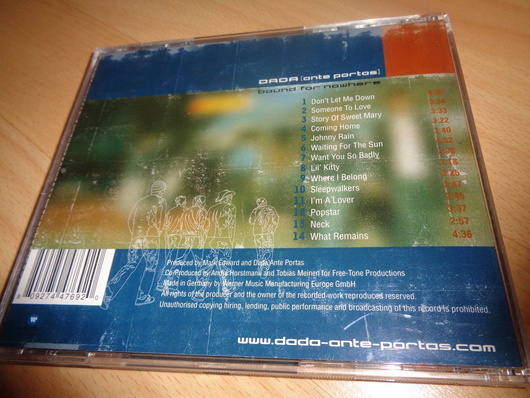 CD: Dada - Ante Portas - Bound for Nowhere CD – Usato da Olten venduto da Disc-Ausverkauf 1