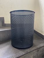USM Metal Waste Basket, Graphite black