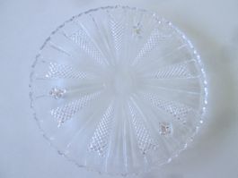 Glas-Tortenteller, Vintage