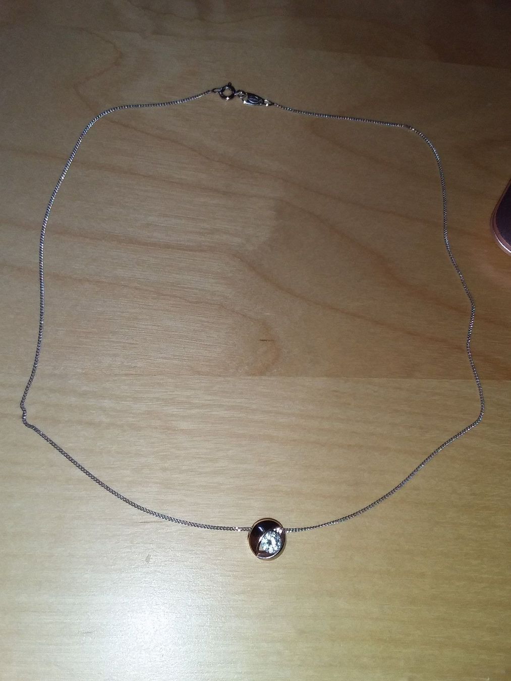 Ketten: 18Kt Bicolor Halskette mit Anhänger – Neu (gemäss Beschreibung) aus Zuerich von SaTs-43 3