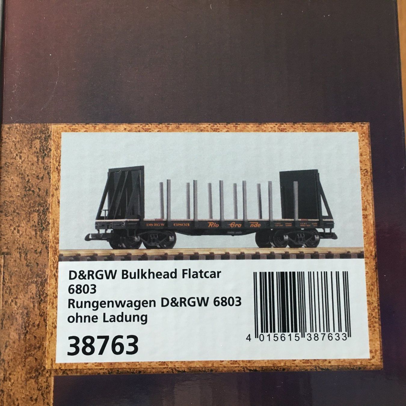 Piko Modellini di ferrovie: PIKO Spur G 38719 DRGW Stack Car – Usato da Rudolfstetten venduto da Gwyneth2 1