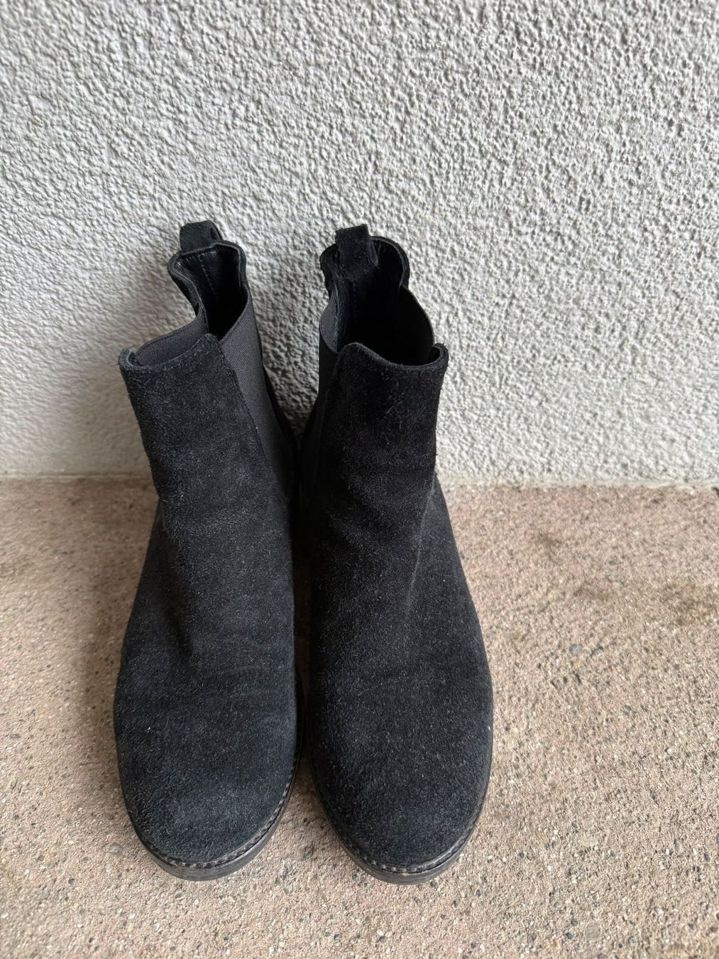 Scarpe da donna: Schwarze Wildleder Chelsea Boots Gr. 36 – Usato da Zürich venduto da strampli1216 1