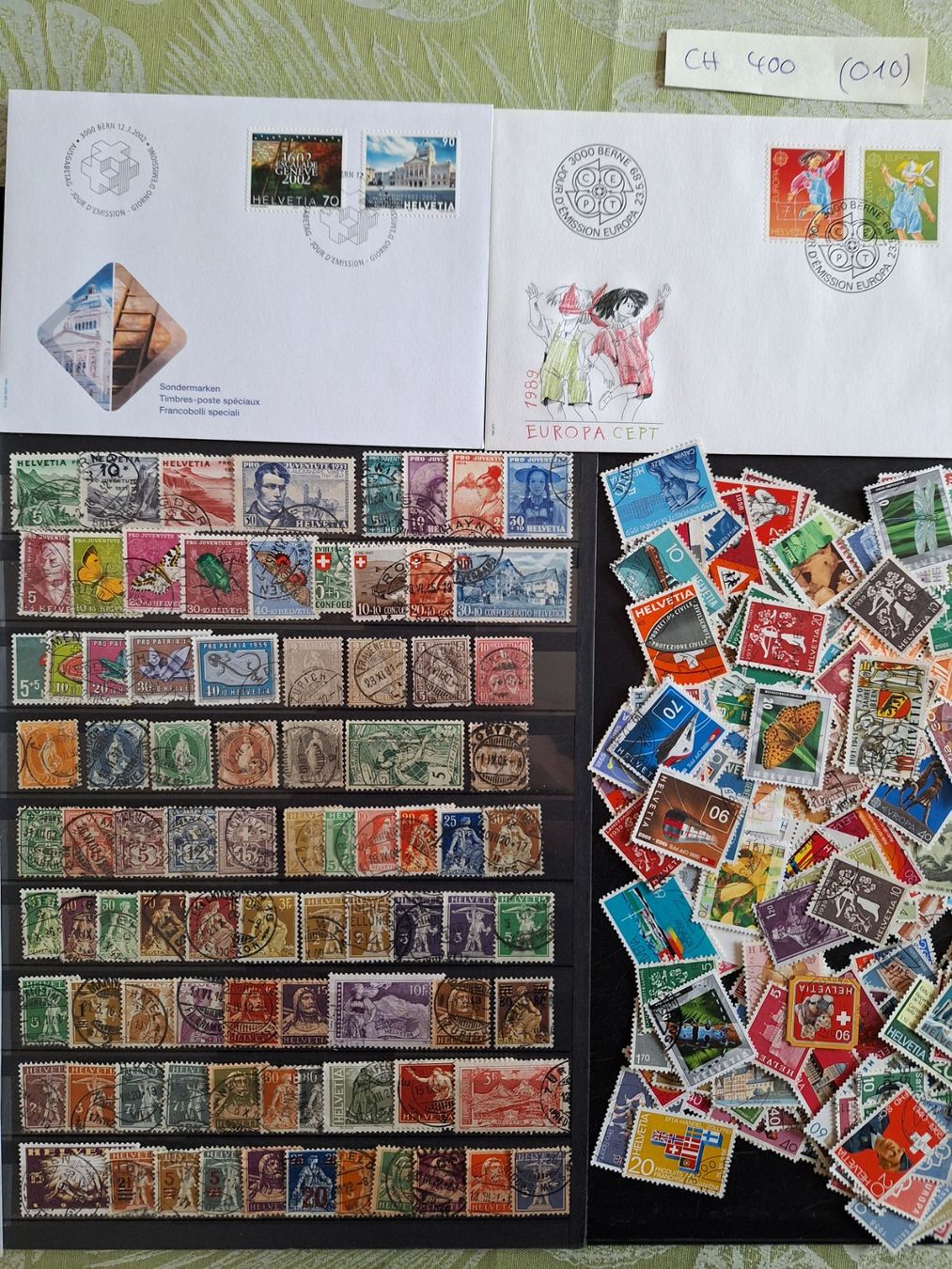 Tous les timbres: CH: 400 VERSCHIEDENE GESTEMPELTE (010) – D'occasion à Genolier par Antoine30 1