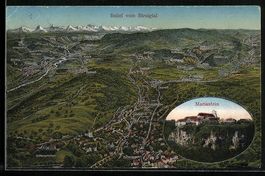 AK Mariastein, Panorama mit Kloster