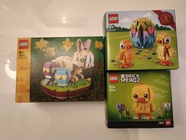 LEGO Osterhase 40463 und Küken 40527, Brickheadz 40350