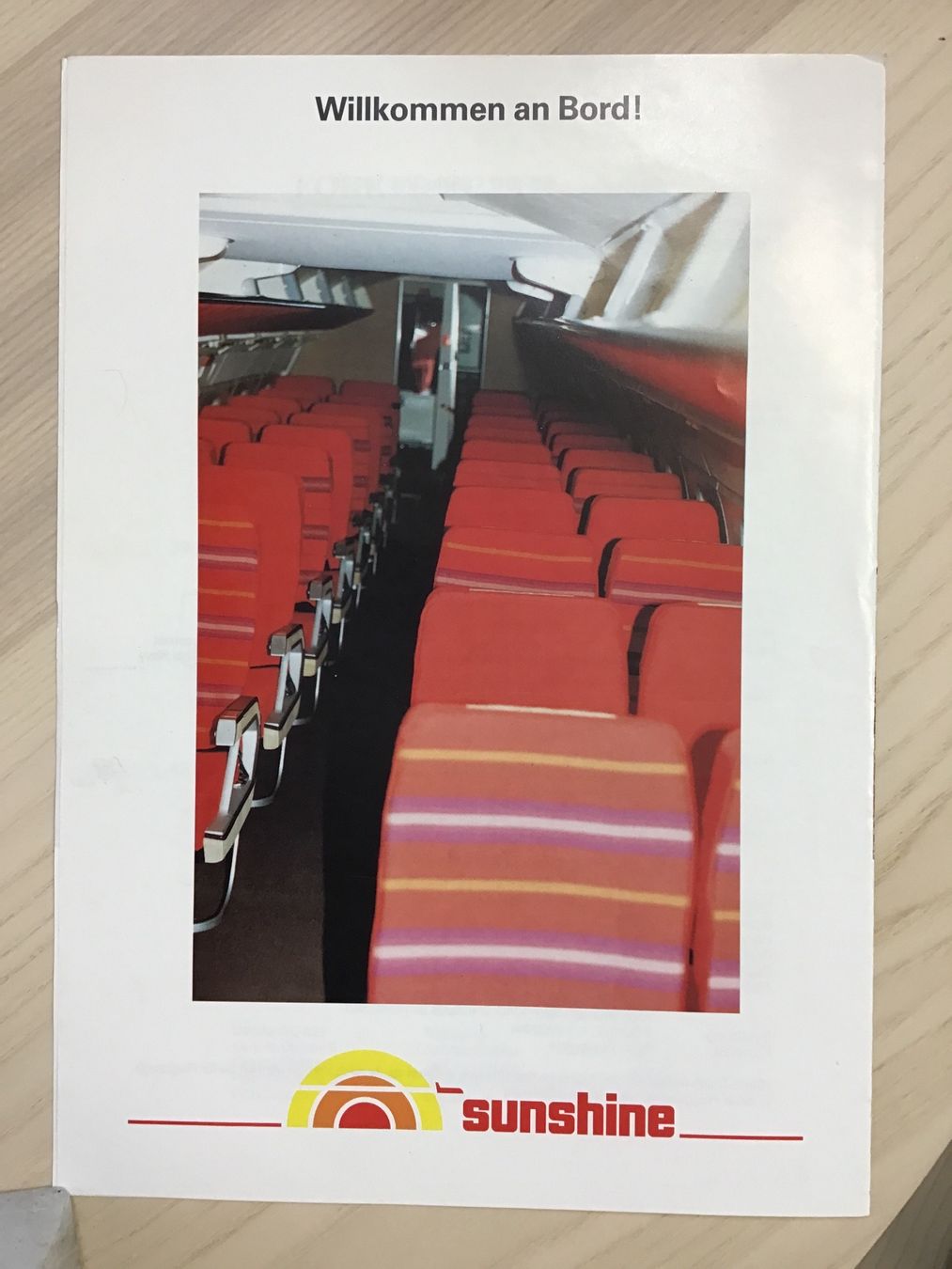 Documenti: SUNSHINE AIRLINES 1987-1990 Prospekt!!! – Usato da Männedorf venduto da Spezial-Modelle 2