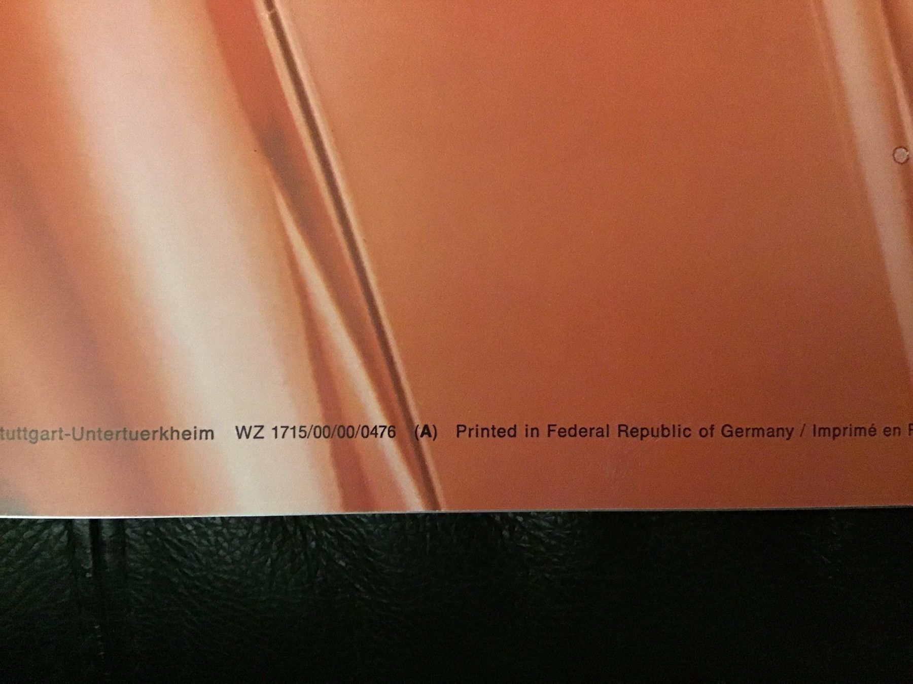 Mercedes-Benz Documenti: Mercedes-Benz Programm Posterprospekt 1976 – Usato da Scherzingen venduto da Starseller62 2
