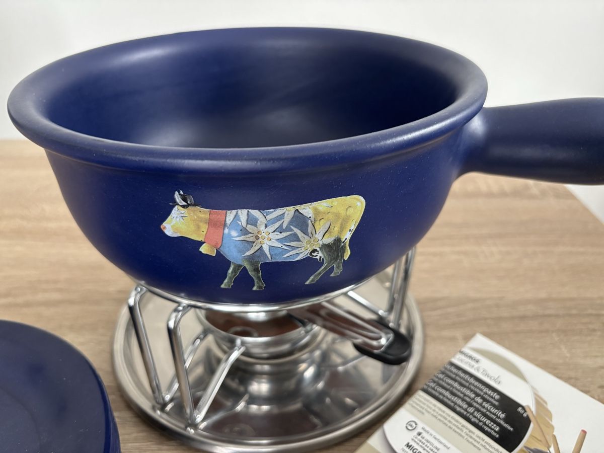 Set di piatti: Fondue Set mit Teller – Usato da Ebikon venduto da Regipe 1