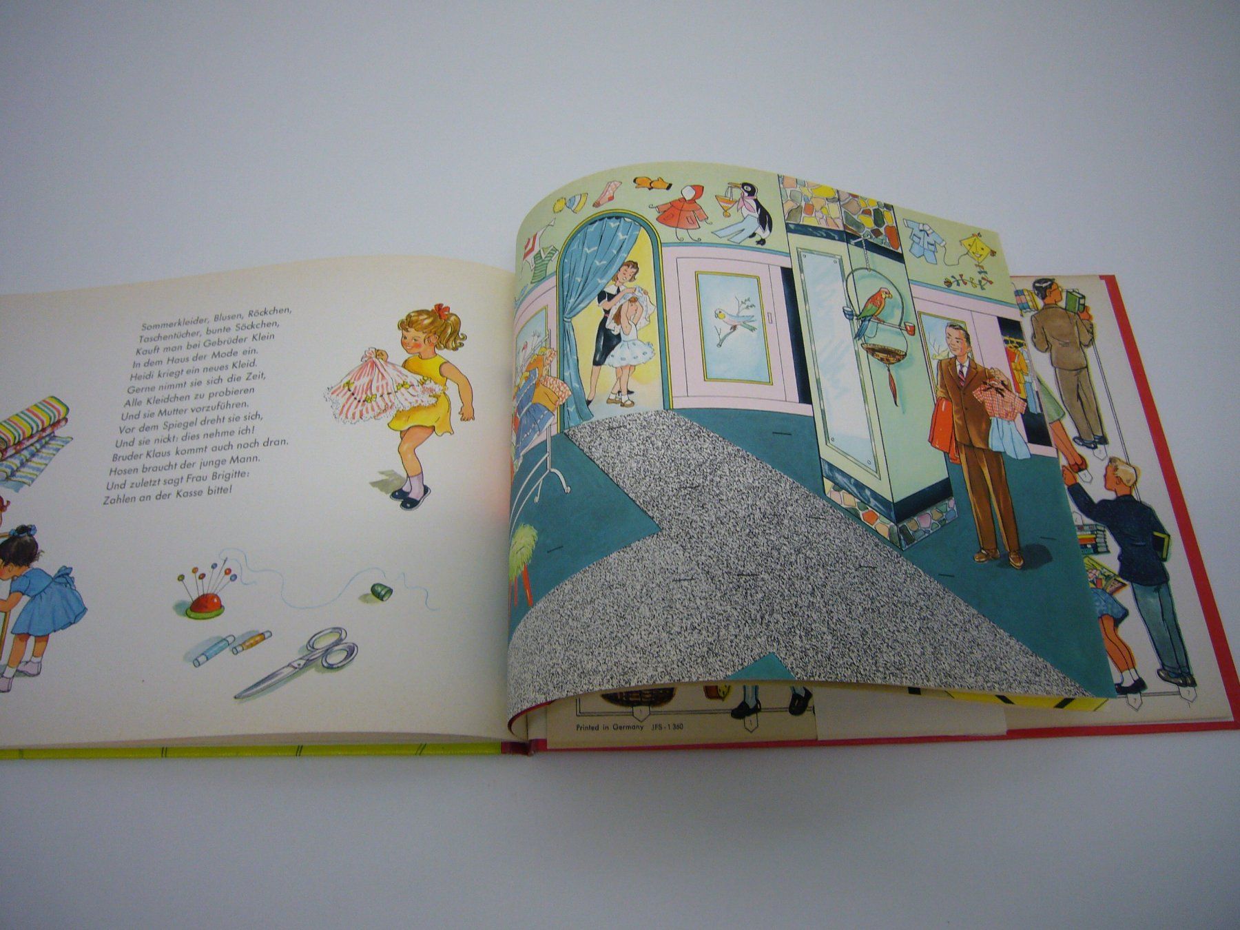 Libri: Antikes Kinderbuch "Wir kaufen ein", Lotte Oldenburg, 50er – Nuovo (secondo la descrizione) da Affoltern am Albis venduto da Stationeleven 6