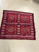 Orientteppich rot mit Muster, kleine Ausführung, gebraucht