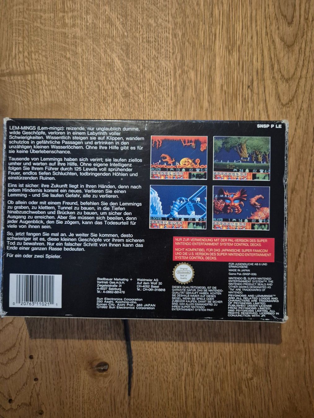 Nintendo Giochi: Lemmings OVP SNES – Usato da Pratteln venduto da RETRO1989 1