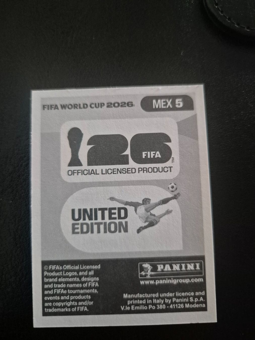 Panini Carte collezionabili: Panini WM 26 MEX 5 – Nuovo (secondo la descrizione) da Rorschacherberg venduto da AJ3108 1