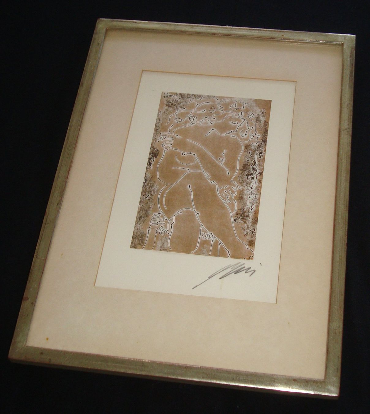 Grafica & Litografie: Hans Erni 1909-2015, "Mädchen Akt sitzend" – Usato da Oberdorf NW venduto da Lufao 2