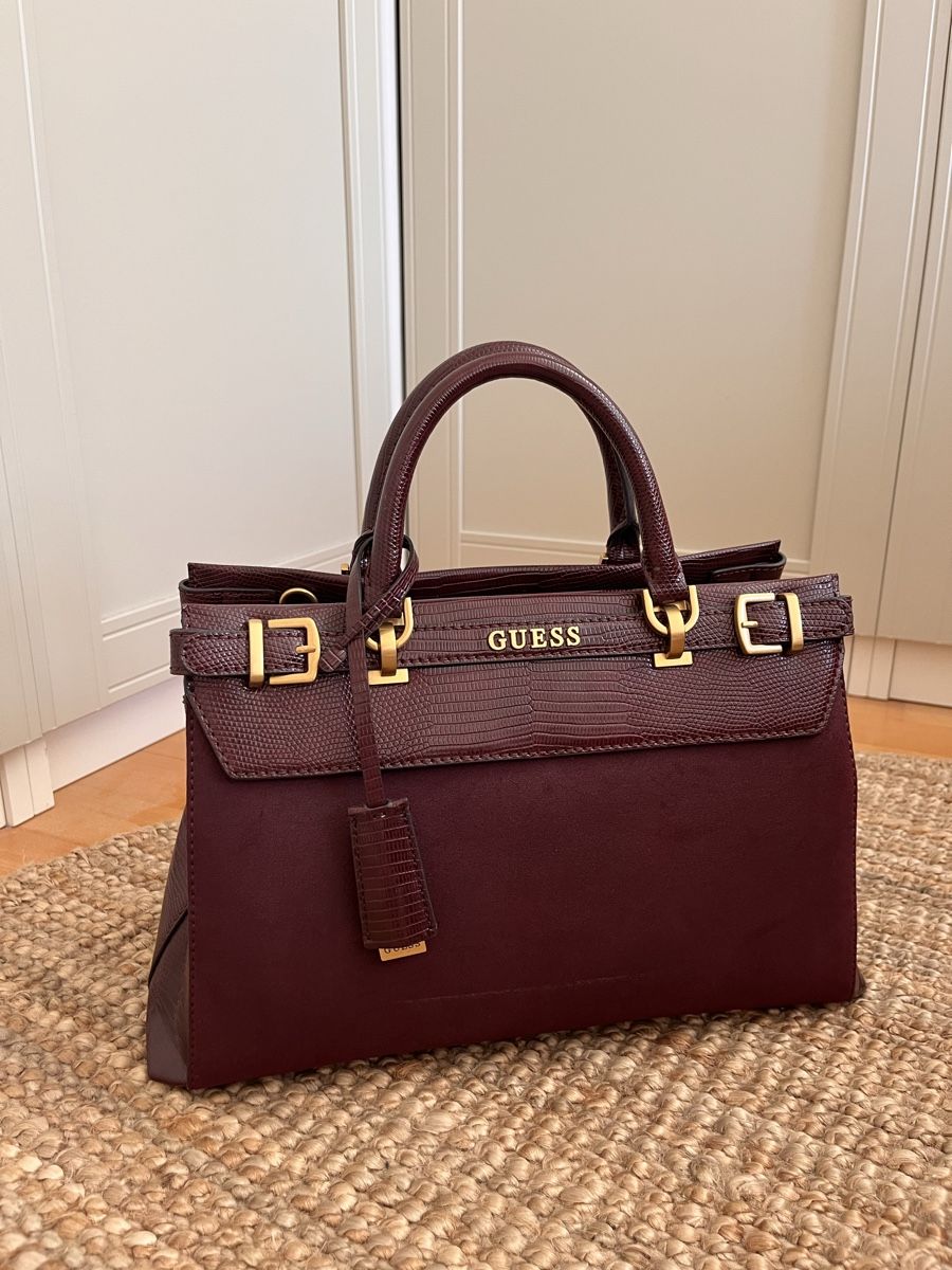 Guess Taschen für Damen: Guess Tasche Burgundy – Neu (gemäss Beschreibung) aus Neudorf von wen_9jfq
