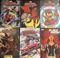 Lot de 6 BD Marvel – Deadpool, Spider-Man & Black Widow