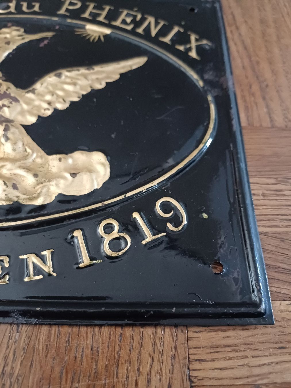 Insegne: Antikes Blechschild, Phenix Versicherung – Usato da Niederuzwil venduto da wolkenlos80 4