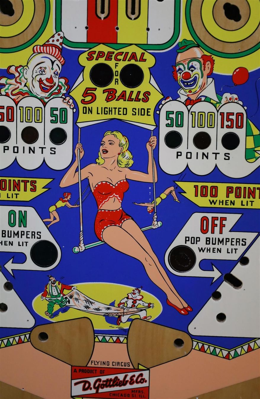 Flipper: Flipper Spielfeld "Flying Circus" 1961 – Usato da Birrwil venduto da brandschatz_birrwil 2