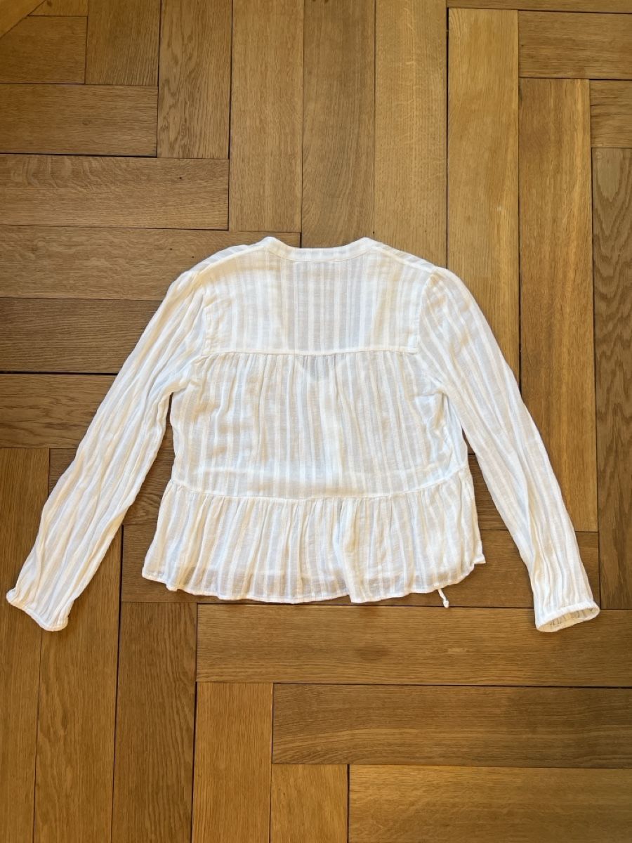 Stradivarius Camicette: Bluse Stradivarius weiss gestreift Grösse S – Nuovo (secondo la descrizione) da Winterthur venduto da lalalalala 2
