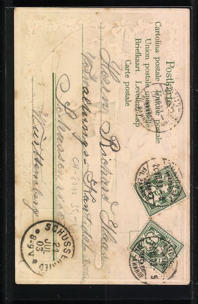 Cartes postales: Litho Zürich, Eidgen. Turnfest 1903, Tu – D'occasion à Berlin par bartko-reher 1