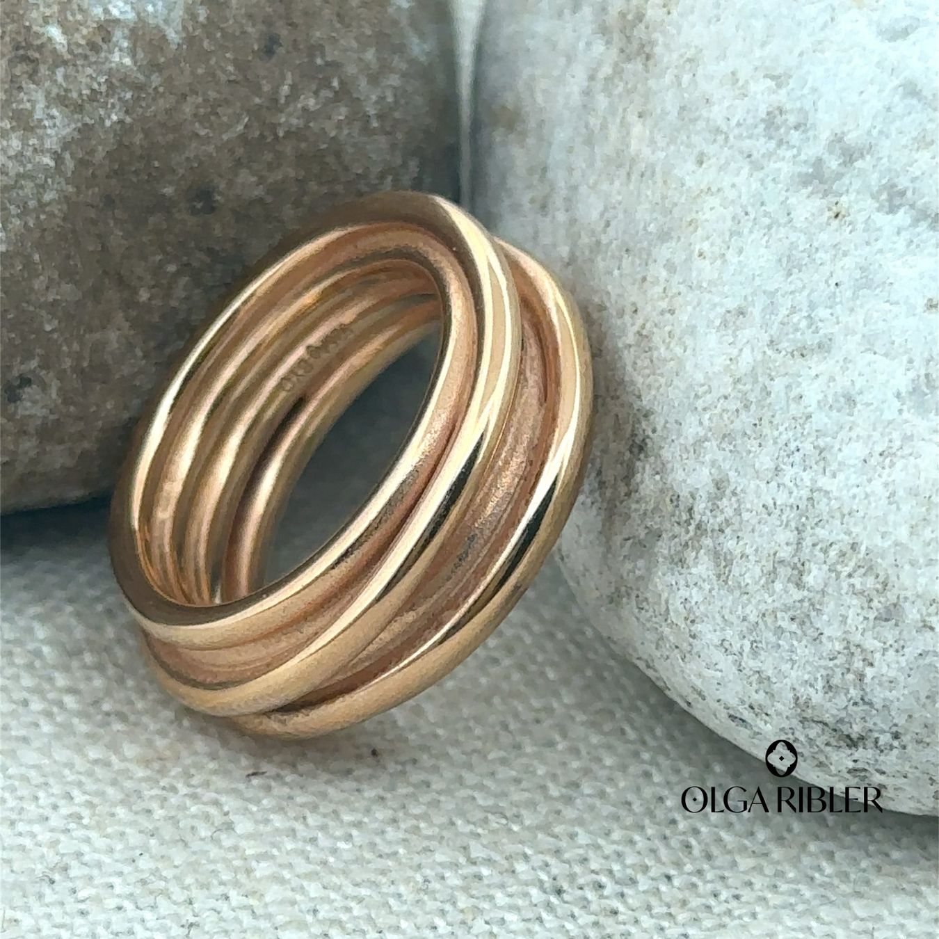Olga Ribler Ringe: Wickel Silber Ring 925 Grösse 55 – Neu (gemäss Beschreibung) aus Luzern von Schmuckoutlet 2