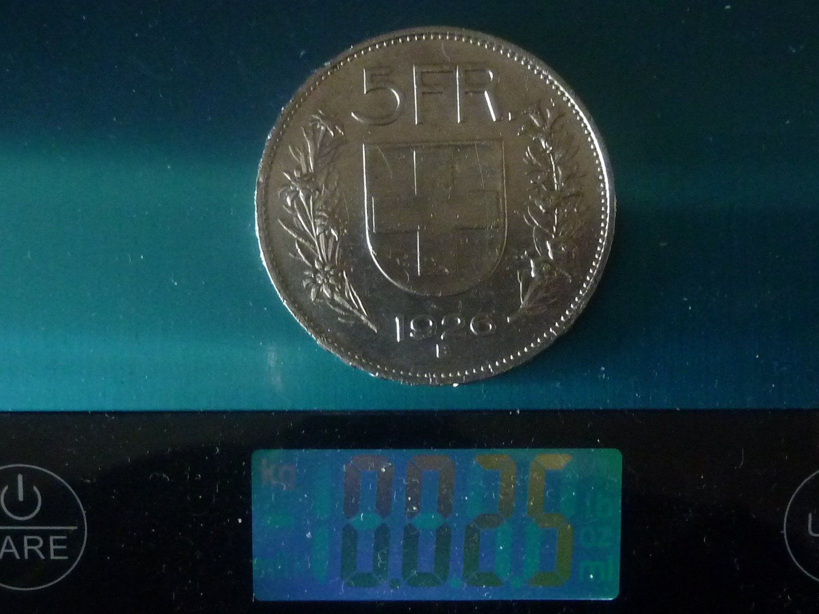 Tutti le monete: Silber 5 Fr. 1926 – Usato da Seon venduto da aee_7gpz 4