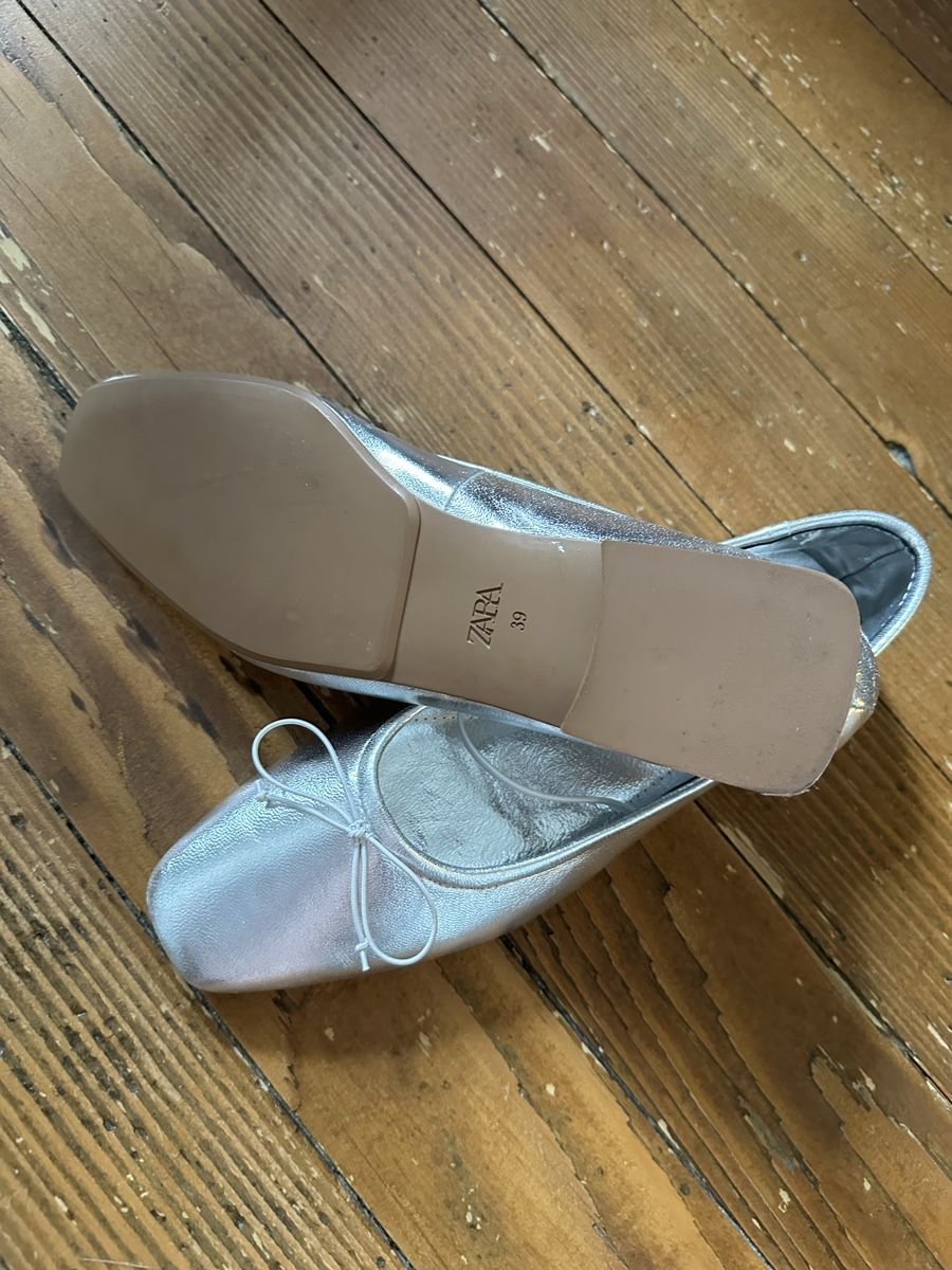 Zara Scarpe da donna: Ballerinas ZARA Silber Grösse 39 – Nuovo (secondo la descrizione) da Schaffhausen venduto da NellyE 4