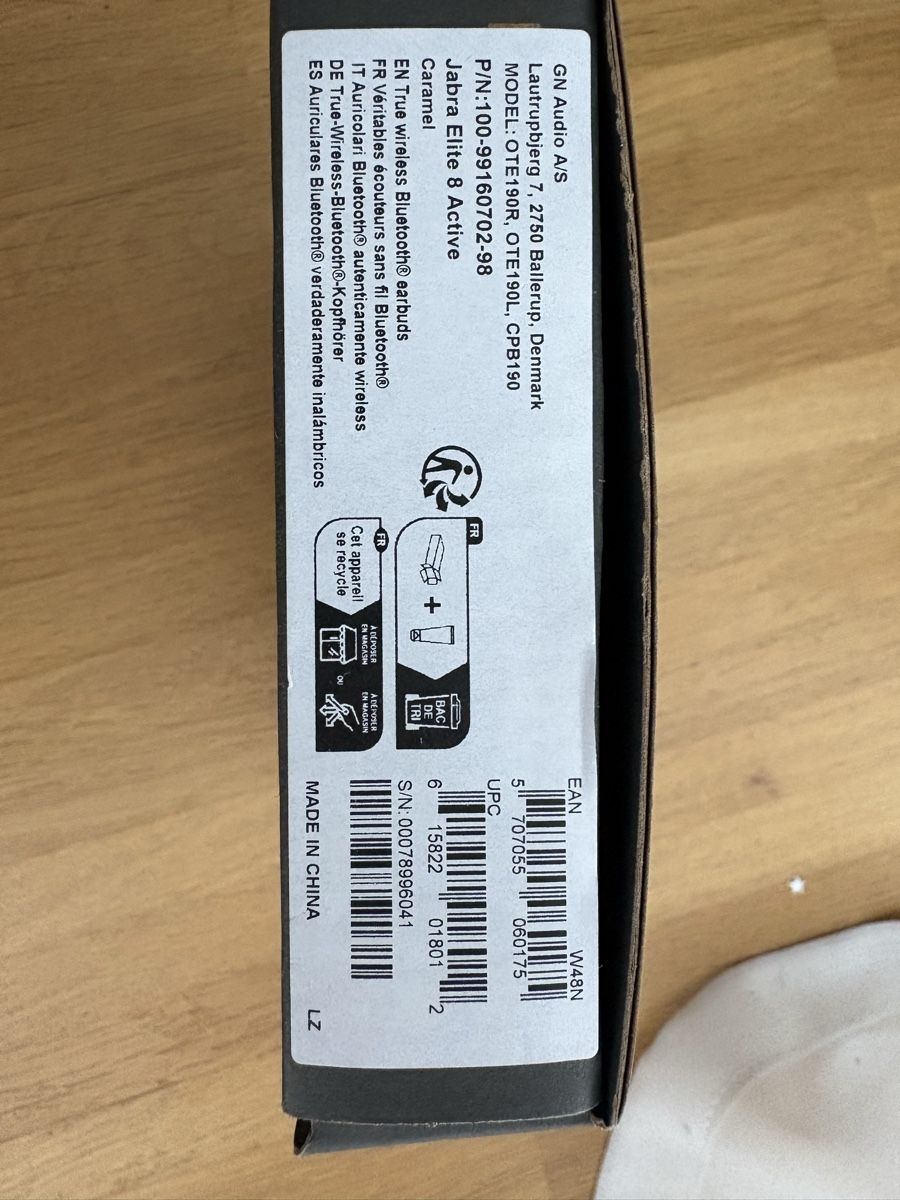 Jabra Casques audio: Jabra Elite 8 Active, right earbud damaged – Défectueux à Dietikon par sch_gh9g 1