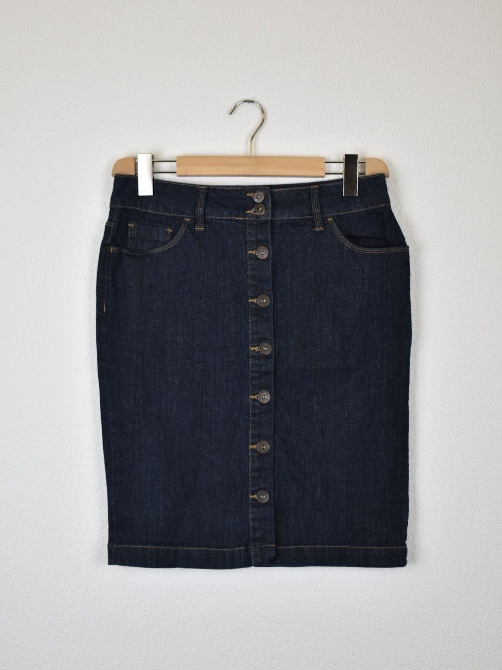 Next Gonne: Next Jeansrock, blau, Gr.40 – Usato da Nürensdorf venduto da 2ND_STORY