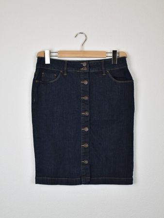 Next Jeansrock, blau, Gr.40