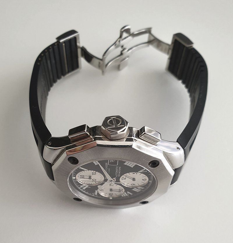 Baume & Mercier Orologi: BAUME & MERCIER RIVIERA XL CHRONOGRAPH AUTOMATIC 43mm – Usato da Ormalingen venduto da duftladen 2
