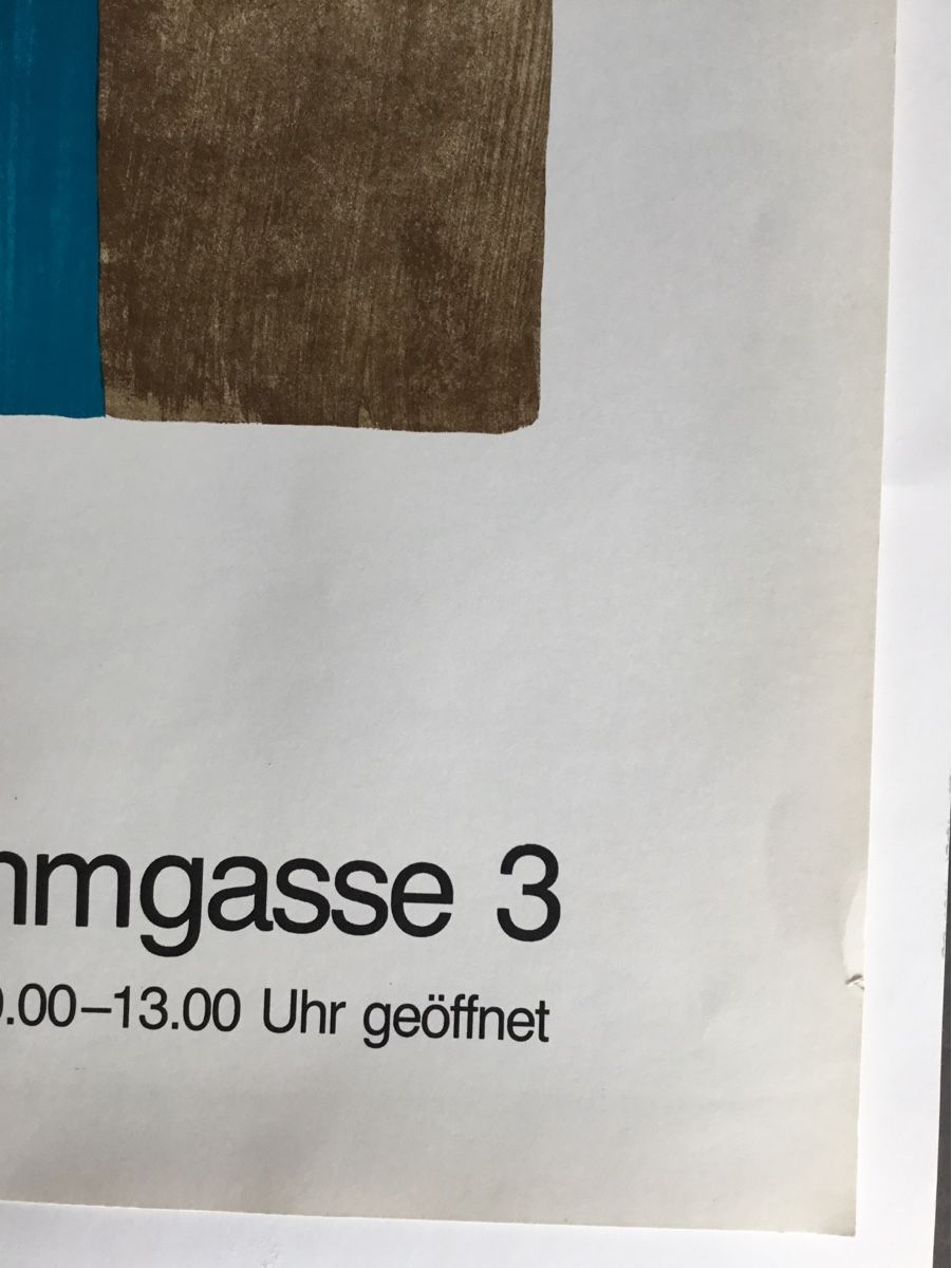Grafiken & Lithographien: Santomaso Plakat 1983 | Original-Farblithografie – Gebraucht aus Eggersriet von Wiese61 2